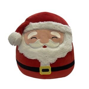 Squishmallows Santa Claus Plush Holiday Christmas Red White Black‎ Stuffed Toy